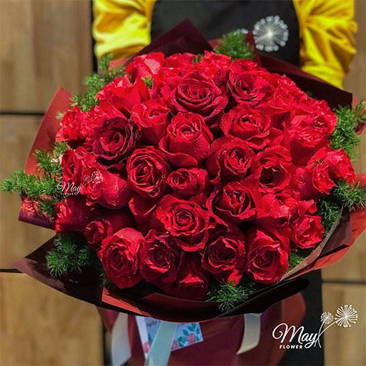 Bó hoa hồng đỏ