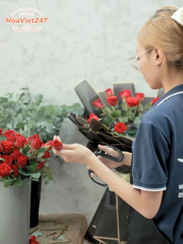 Chất lượng hoa tại shop hoa tươi Tân Phú