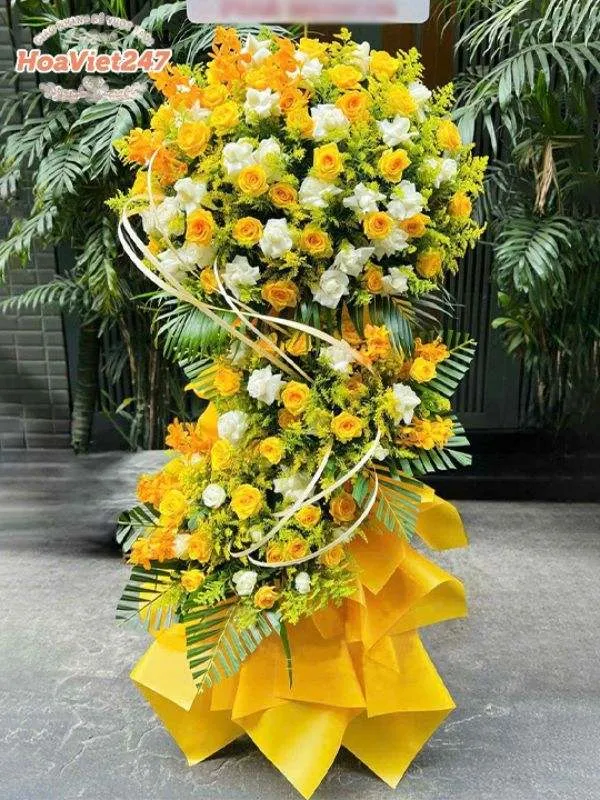 Hoa chúc mừng khai trương